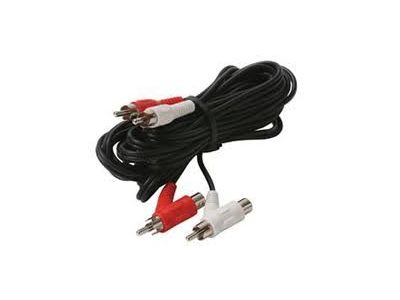 6 ft 2-RCA Plug / 2 RCA Plug Piggy Back Stereo