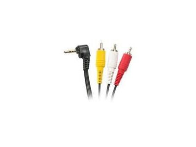 6 ft 4 Conductor 3.5mm to 3 RCA Male Cable