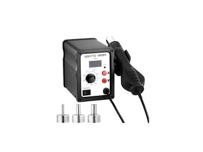 K-858D SMD Hot Air Soldering Station LED Digital Display Temperature for Desoldering with 3 Air Nozzles