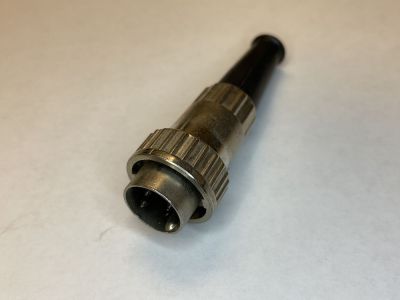 Allen Bradley 3 Pin Din Metal Male Connector with Locking Collar 2755, W07