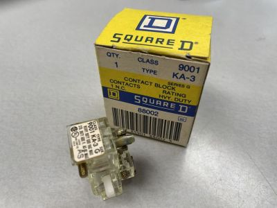 Square D Schneider Electric 88002, 9001 KA-3, Contact Block Replacement Switch W26