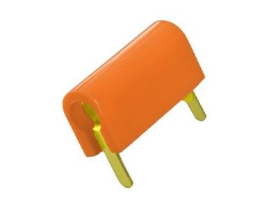 Orange PCB Test Point, Tip Jack, .4 Inch Wide, 105-0756-001