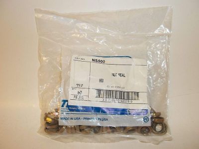 Nut Seal for Potentiometers and Switches, 3/8 inch - 32 thread thd size, 1/2 inch nut size, NS500 Thomas & Betts, Waterproof Sealed rubber o-ring Weatherproof, pot panel, F81 Wall Plate Nut
