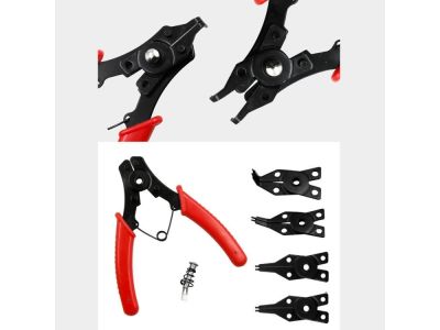Darley 4pc Snap Ring Plier Combination Retaining Clip Set for Internal and External
