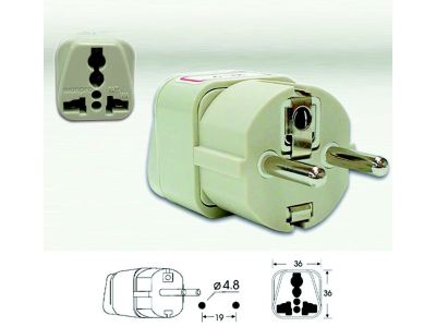 TRAVEL ADAPTER (BEL, FR, GER, HOL)