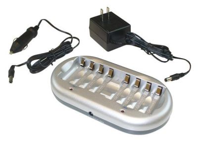 V-878 - NiMH / NiCd BATTERY CHARGER FOR AA OR AAA BATTERIES - AC AND CAR ADAPTER