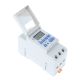 12VAC or 12VDC Coil, Digital LCD DIN RAIL MOUNT Programmable Weekly Timer Time Relay, Contacts 16A@240VAC