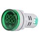 Green 20-75Hz AC Frequency Meter LED Digital Display PANEL METER