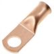 1 GAUGE 3/8 INCH STUD TUBULAR COPPER LUG RING TERMINAL 5PK