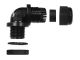 RIGHT ANGLE CABLE 1/2 inch 6-12mm ID GLAND IP68 Strain Relief NPTA-38 Dome Nut 22582 fits a 3/4 Inch Hole 3/8 inch-18NPT
