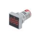 RED LED 115V 220V 240V 440V AC VOLT DIGITAL PANEL METER AD16-22FSV 60-500VAC