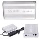3.5 inch IDE HARD DRIVE CASE, EXTERNAL USB ENCLOSURE ET-H3501, Supports up to 500GB, External Power Supply Included, Aluminim Design, Silver, HDD
