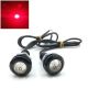 1ea, 12VDC LED BRIGHT RED CONTINUOUS ON, PANEL LAMP LIGHT, 10W, 12VDC 80ma, RED EYE, Super Bright 22mmx33mm, EE7