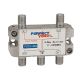 PERFECT VISION 4 FOUR WAY SPLITTER 1 PORT POWER PASSING PASIVE DIODE 2-2300MHZ