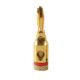 10GA BANANA PLUG RED GOLD HEAVY DUTY