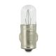 Miniature Bulb BA7s Base 12 Volt 0.17 Amp 2.04 Watt T2 Miniature Bulb, Lamp, European Miniature Bayonet C-2v Filament Design, 0.6 MSCP, 0.81 inch (20.7mm) Maximum Overall Length (M.O.L.), 0.25 inch (6.4mm) Maximum Outer Diameter (M.O.D.). 200 Average Rat
