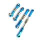 Stainless Steel & Aluminum Alloy 3mm Hole Ball Head Pull Rod 95 to 110mm 1pc
