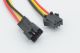 3 PIN Male to Female Jumper JST Connector 24-26ga WIRE Pigtail, Prototype, Breadboard, Servo, LED Light