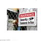 WARNING Security Cameras In Use 843296