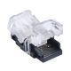 10mm 2 pin Connector Adapter for 5050 LED Splice Waterproof Flexible Strips