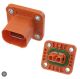 Amp 2 Contact Header Connector Housing HVA280, Mates with 5-2103177-1, W07
