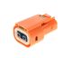 Amp 2 Contact Connector Housing HVA280, Mates with 1587975-1, W07