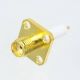 Omni Spectra SMA FEMALE Panel Mount SQUARE 4 Hole Flange CONNECTOR