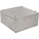 Bud Au-1083 Plain Aluminum Alloy Utility Cabinet Chassis Box 4 inch W X 2 inch D X 4 inch H, With Cover and Bottom