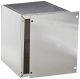 Bud Au1029 Plain Aluminum Alloy Utility Cabinet Chassis Box 6 inch W X 4 inch D X 5 inch H, With Cover and Bottom