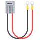 ANDERSON POWER POLE PIGTAIL SB50 CONNECTOR GRAY 50 AMP 12 Inch, 10/12 AWG HOUSING AND 2 CONTACTS 6319-P SMH
