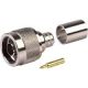 N MALE CRIMP RG8, RG11, RG213, RG214