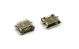USB Micro B 5 Pin FEMALE PC MOUNT RIGHT ANGLE