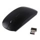2.4GHz Wireless Ultra-thin Laser Optical Mouse with USB Mini Receiver, Black