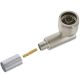 AMP Right Angle N Type Male Connector Silvered for RG8, RG213