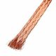Bare Copper Flat Flexible Braid, 1/4 inch Wide, Ground Strap Braided Sheilding Sleeve