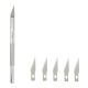 JIAFA Metal Carving Knife Exacto Type with 6 Blades