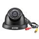 HD 1080P, AHD, CVI, and CVBS / 960H Analog Switchable, 3.6mm Lens IR LED Weather Proof Dome Camera Zosi