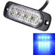 Super Bright LED Light Module Blue with 17 Different Strobe Patterns, Emergency Flasher Warning