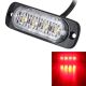 Super Bright LED Light Module Red with 17 Different Strobe Patterns, Emergency Flasher Warning