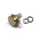 20K MINI LINEAR POT POTENTIOMETER, 15mm w Split Knurled Shaft