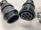 AMP CPC CIRCULAR PLASTIC CONNECTORS 7 POSITION PANEL MOUNT, 1 Set, Contacts not included, 206136-1, 206137-1, 2 Back Shells w/ strain Relief 206138-1, 66259-4 Male 66740-2 Female Contacts