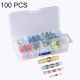 BUTT CONNECTOR KIT HEAT SHRINKABLE WITH SOLDER SLEEVE 24 to 10ga 100pcs