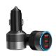 Three Way USB Car Charger, Cigarrette Lighter Plug to USB, adapter black 54W 5V 3.0A