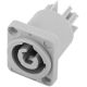 PowerCON NAC3MPB CONNECTOR Gray, Power Out, Panel Mount
