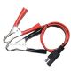 Molded SAE 2 Pin Auto Connector MLD to Alligator Clips Power Cord Battery Cable, 3ft 18ga