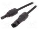 MC4 Solar Panel Cable Extension Male to Female, 15Ft, 30A 1000VDC