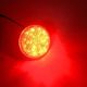 RED LED, 12VDC Voltage, Waterproof, Flashing Strobe or Constant On Mode, 2-3/8 Inch Diameter x 3/8 Inch Thick, 10 Stud for Mounting