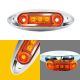 Amber Yellow LED, 12VDC 10-30V Voltage, Waterproof, Marker Running Light