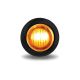 Amber Yellow LED, 12VDC 10-30V Voltage, Waterproof, Marker Running Light w/ Grommet, Fits 3/4 Inch Hole