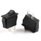 SPST BLACK ROCKER SWITCH 20A 125VAC 15A 250VAC IRS-101, KCD3, VOLTAGE 125/250VAC